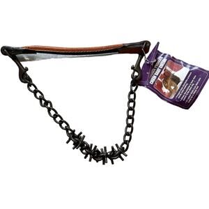 Weaver Livestock Oil Rubbed Pronged Chain Goat Collar